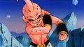 Kid Buu prepares to remove his arm for an attack