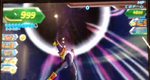 Baby Vegeta charges the attack in Dragon Ball Heroes