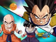 Vegeta, Krillin and Gohan damaged