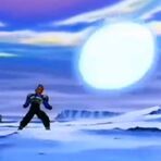 Vegeta's Big Bang Attack approaches Super Android 13 in Super Android 13!