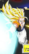 Gogeta Supersaiyano 3 en Dragon Ball Heroes.