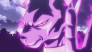 Beerus usando un Kiai.