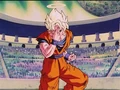 Goku uses Instant Transmission