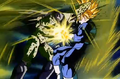 Cell headbutting Future Trunks