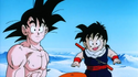 Goku and Gohan in The World's Strongest
