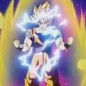 Super Saiyan Goku with plasma aura