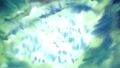 Explosion caused by Broly's Planet Geyser