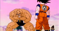 Goku owning Nappa