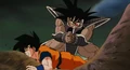 Turles knocks Goku out in The Tree of Might