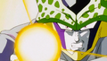Perfect Cell charges an attack