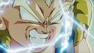 Close-up of Gotenks' face as Super Saiyan 2