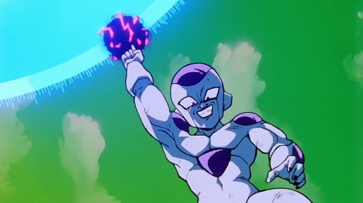 Death ball cards. Бритва смерти Dragon Ball. Frieza Atack. Frieza Ball Attack. Герои с жемчужиной.