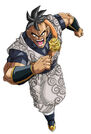 Future Warrior (Male Saiyan) wearing the Training Template Gi from Xenoverse