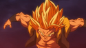 Gogeta in his Super Saiyan form in Broly