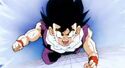 Gohan rushes towards Garlic Jr.