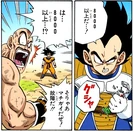 Vegeta is surprised that Goku's power level exceeds 8000
