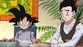 Goten and Gohan at the family table