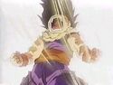 Gohan firing the Golden Dome Attack