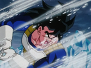 Goku charges a Kamehameha in the Hyperbolic Time Chamber