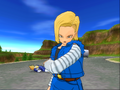 Android 18 turns around in Sadistic 18