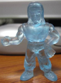 Part 21 Keshi Sharpner blue transparent figurine front view