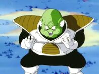 Gurdo desafiando y burlando a Vegeta