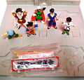 Full Color Battle set upper view including Videl