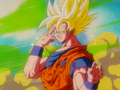 Goku before using Instant Transmission