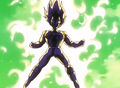 Vegeta with a white aura