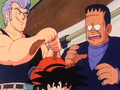 General White grabs Goku's tail