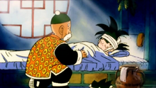Son Gohan soigne Gokû.png