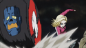 Android 18 throws Tupper