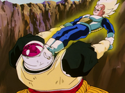 19 struggles against Vegeta