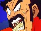 Mr. Satan coughing up food in Bojack Unbound