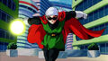 Great Saiyaman charges a Ki Blast