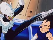 Vegeta overwhelms Pui Pui