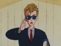 The announcer as a young man
