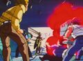Perfect Cell kills a reporter with the Death Bullet