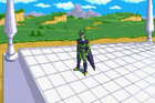 Cell standing in his arena