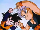 Goten and Trunks fuse in Hyperbolic Time Chamber