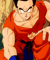 Yamcha recuperating after eating a Senzu Bean