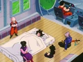 Goku at bed