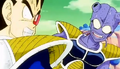 Cui attempts to deceive Vegeta in order to blast him