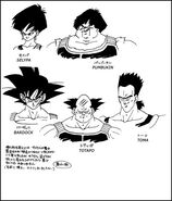 Diseño del escuadrón de bardock