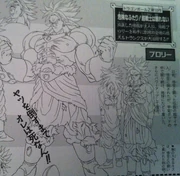 Modèle sheet de Broly