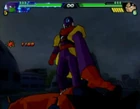 Slug grabs the opponent and prepares to perform the Power of Darkness technique in Budokai Tenkaichi 3