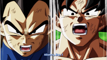 Vegeta et Goku face a Jiren