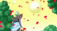 Zamasu contemplating about Gowasu's lectures