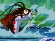 Gill comido por um peixe