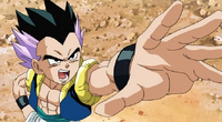 Gotenks haciendo su pose